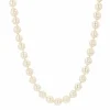 Collier de perles de culture baroque et son fermoir ancien