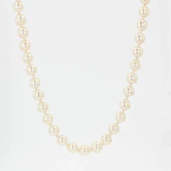 Collier de perles de culture baroque et son fermoir ancien