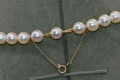 Collier de perles de culture blanches
