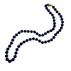 Collier de perles de lapis-lazuli raffiné