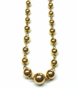 Collier de perles d'or