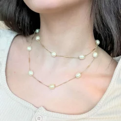 Collier de Perles Or jaune