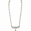Collier Deux Ors, Emeraude Cabochon & Pavage Diamants