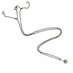 Collier diamant solitaire