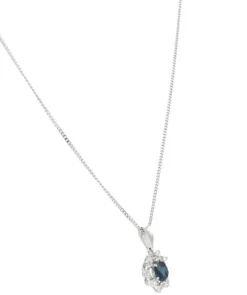 COLLIER DIAMANTS & SAPHIR
