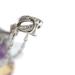 Collier diamants et pierres précieuses