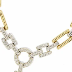 Collier diamants et rubis goutte