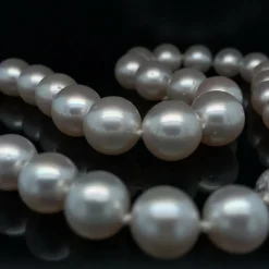 Collier Diamants Perles blanches d'Australie