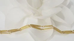 Collier draperie du XIXe siècle en or jaune