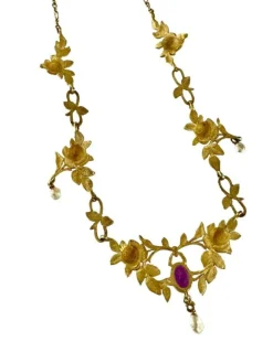 Collier Draperie et Améthyste
