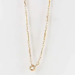 Collier draperie or jaune maille filigrane