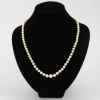 Collier en chute de perles de culture