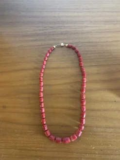 Collier en corail rouge de Méditerranée