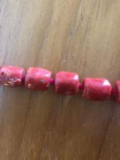 Collier en corail rouge de Méditerranée