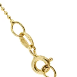 Collier en maille or jaune