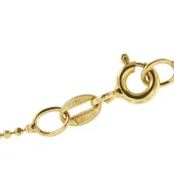 Collier en maille or jaune