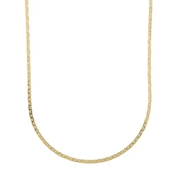 Collier en mailles croisées
