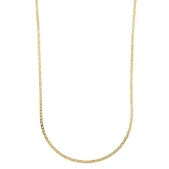Collier en mailles croisées