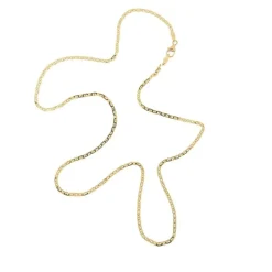Collier en mailles croisées