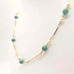 Collier En Or 18 carats Et Perles