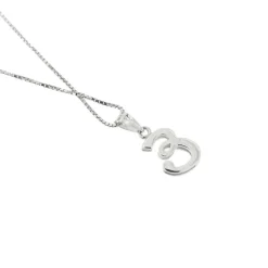 Collier en or avec E et diamants