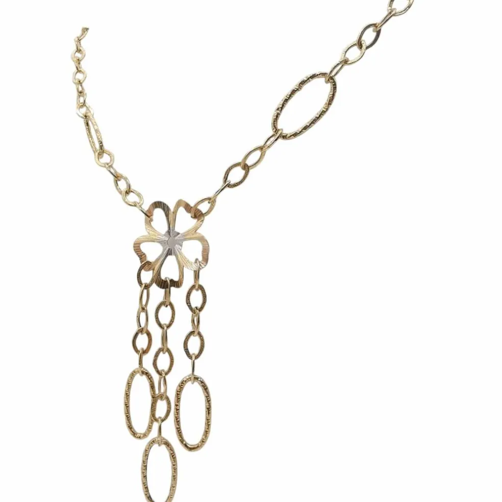 Collier en or bicolore