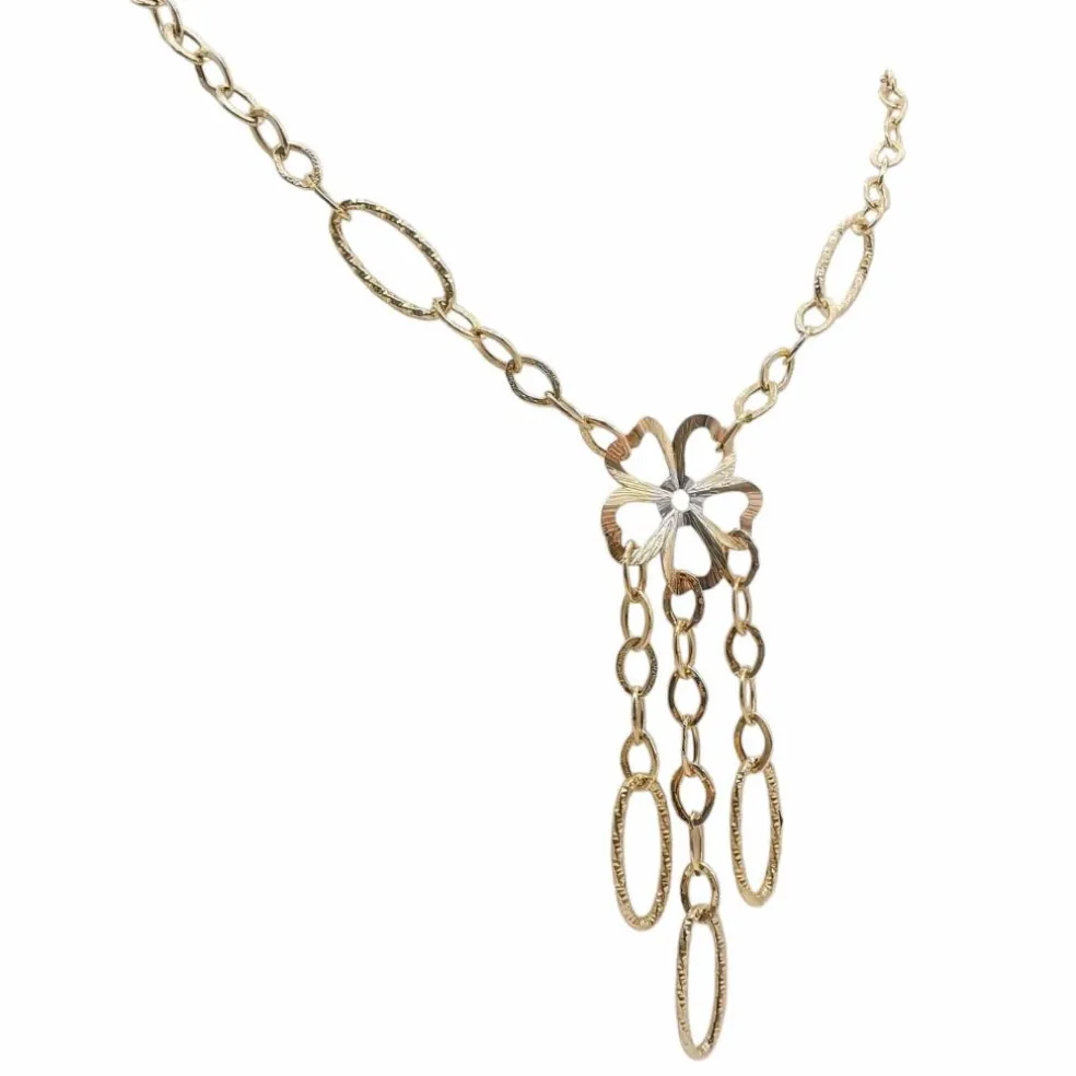 Collier en or bicolore