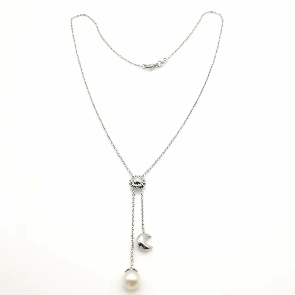 Collier en or blanc