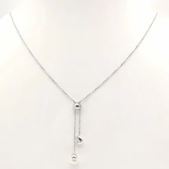 Collier en or blanc