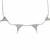Collier en or blanc & diamants