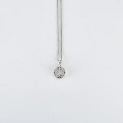 Collier en Or Blanc & diamants