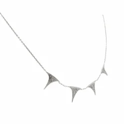 Collier en or blanc & diamants