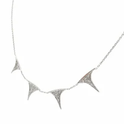 Collier en or blanc & diamants