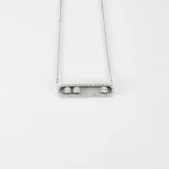 Collier en Or Blanc & diamants
