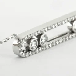 Collier en Or Blanc & diamants