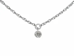Collier en or blanc avec diamant