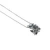 Collier en or blanc avec saphirs et diamants