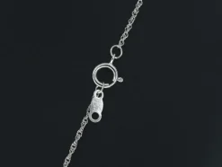 Collier en or blanc avec diamant