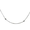 Collier en Or blanc, Diamants
