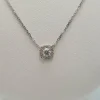 Collier en Or blanc, diamants