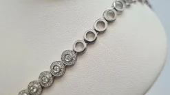 Collier en Or blanc, diamants