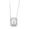 Collier en or blanc et diamants