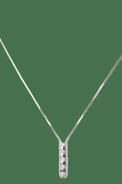 Collier en or blanc et diamants