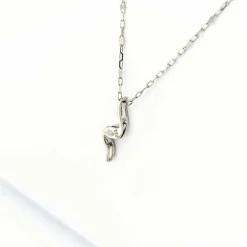 Collier en or blanc et diamant