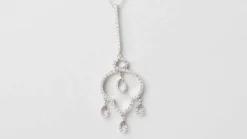 Collier en or blanc et diamants