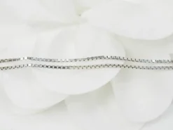 Collier en or blanc et diamants