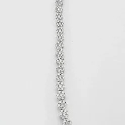 Collier en or blanc et diamants