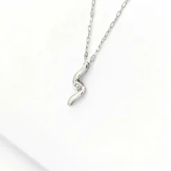 Collier en or blanc et diamant