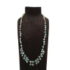 Collier en or gris & talosel