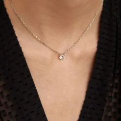Collier en Or gris et diamant